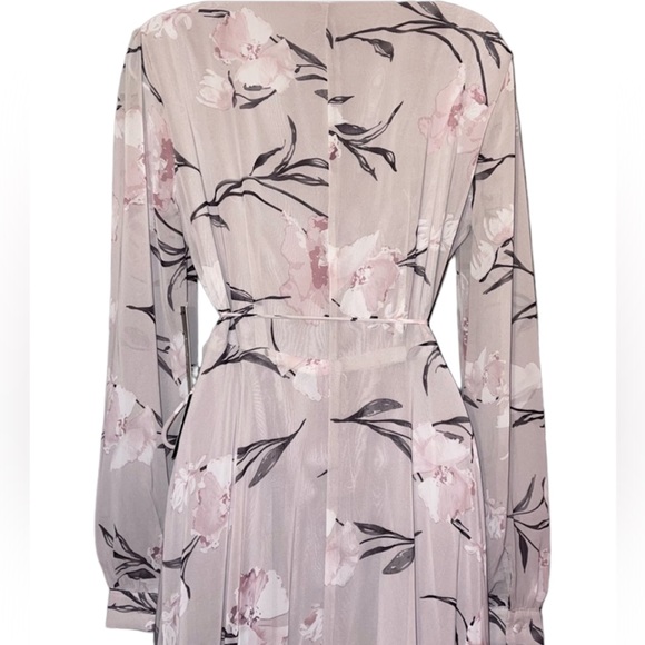 Lulus Dusty Purple Maxi Wrap Floral Dress - Picture 11 of 15